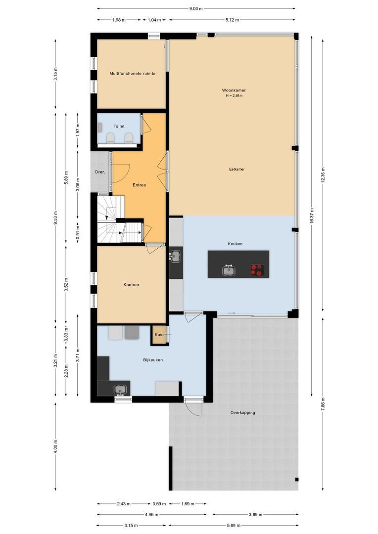 Wallenbeekweg 22, Enschede plattegrond-0