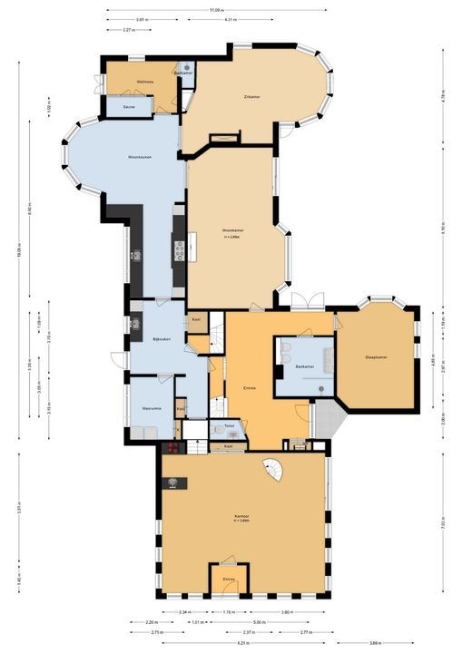 Strootsweg 390, Enschede plattegrond-