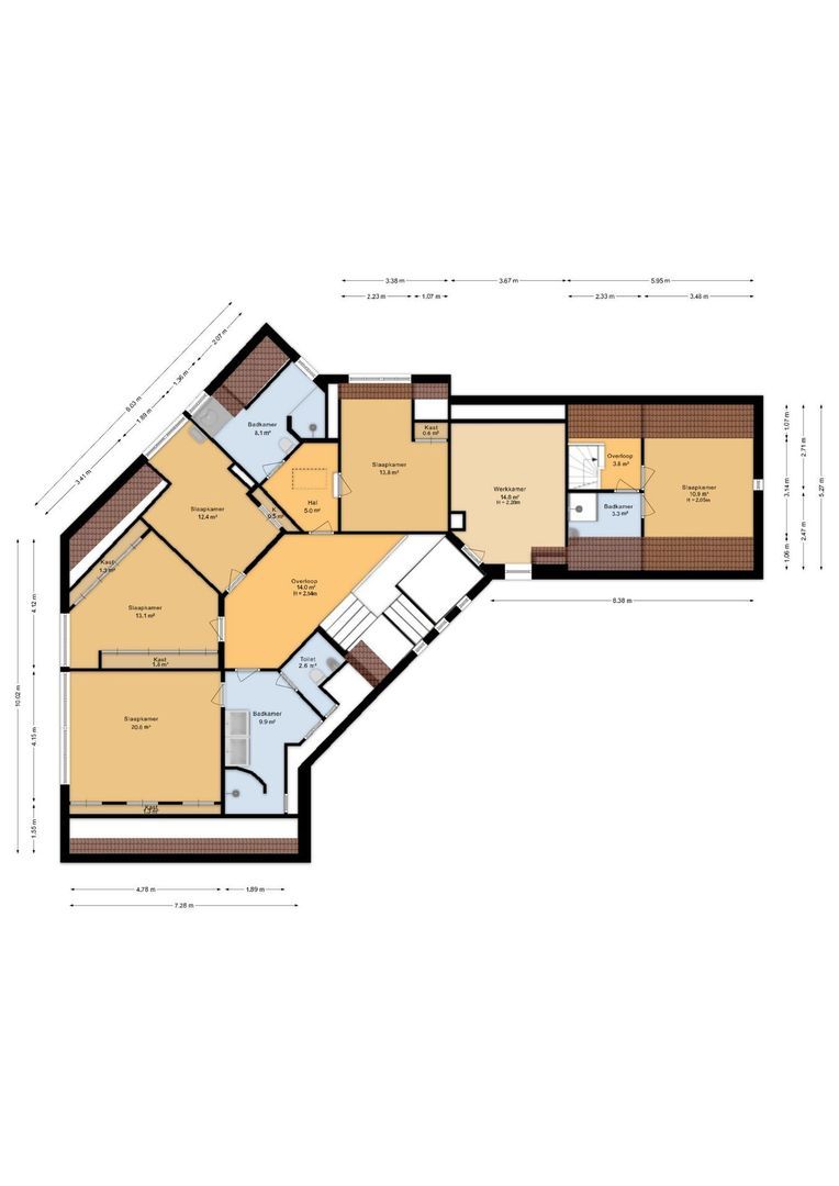Drienermarkeweg 25, Enschede plattegrond-1