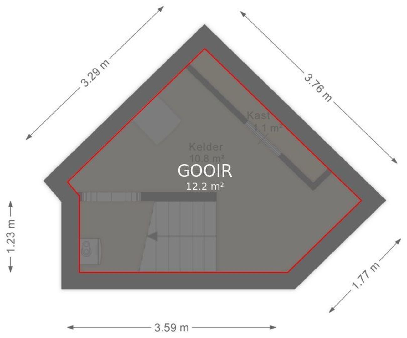 Drienermarkeweg 25, Enschede plattegrond-10