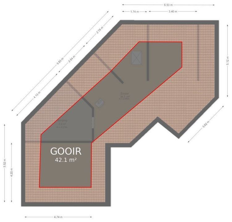 Drienermarkeweg 25, Enschede plattegrond-