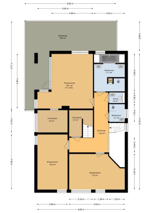 Leurikslaan 14, Enschede plattegrond-
