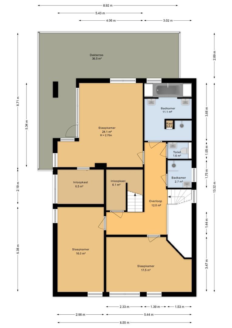 Leurikslaan 14, Enschede plattegrond-2