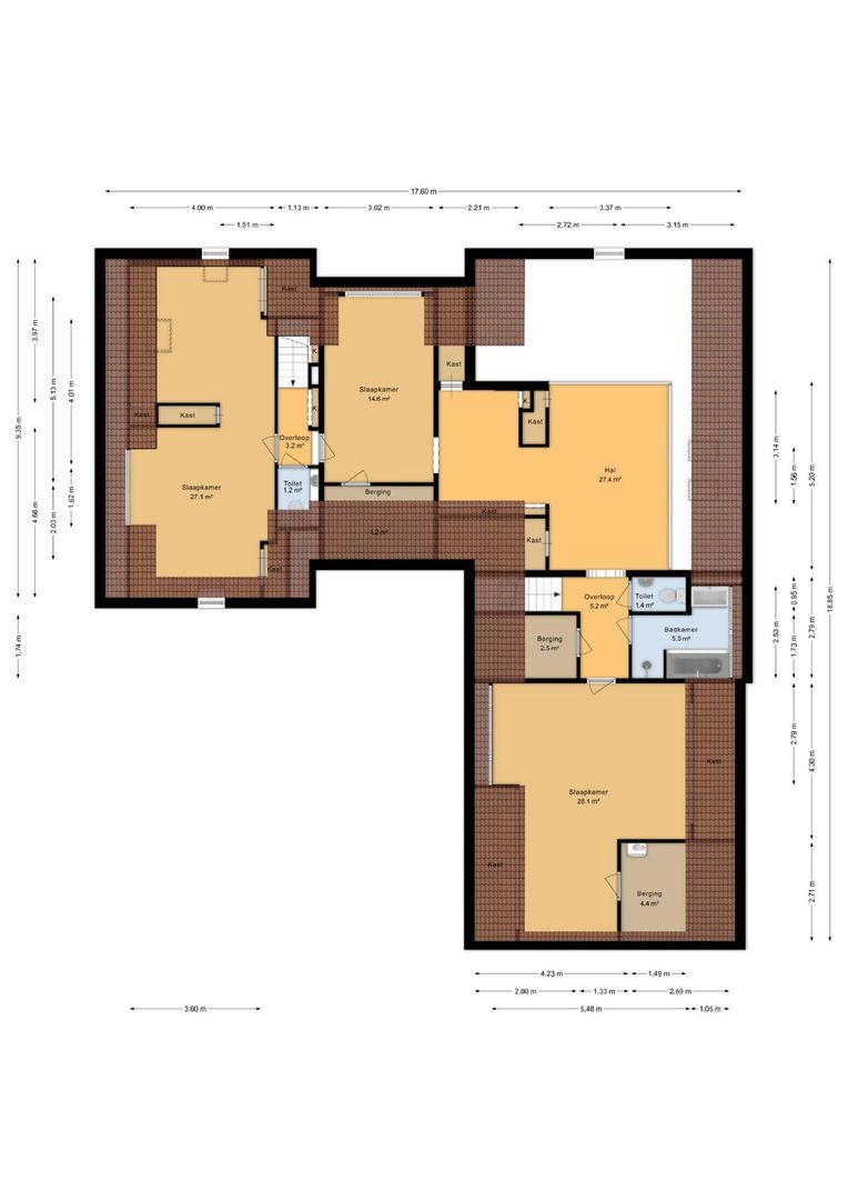 Kleine Veerweg 14, Zwolle plattegrond-2