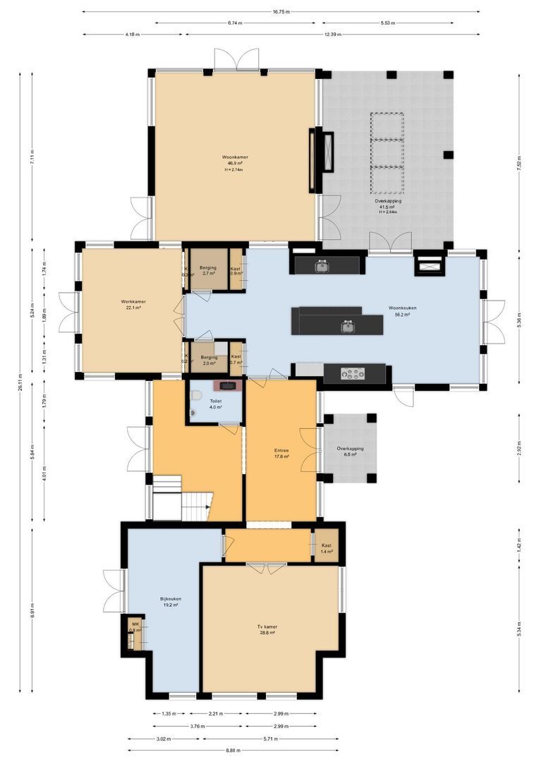 Tiemeister Es 7, Enschede plattegrond-0