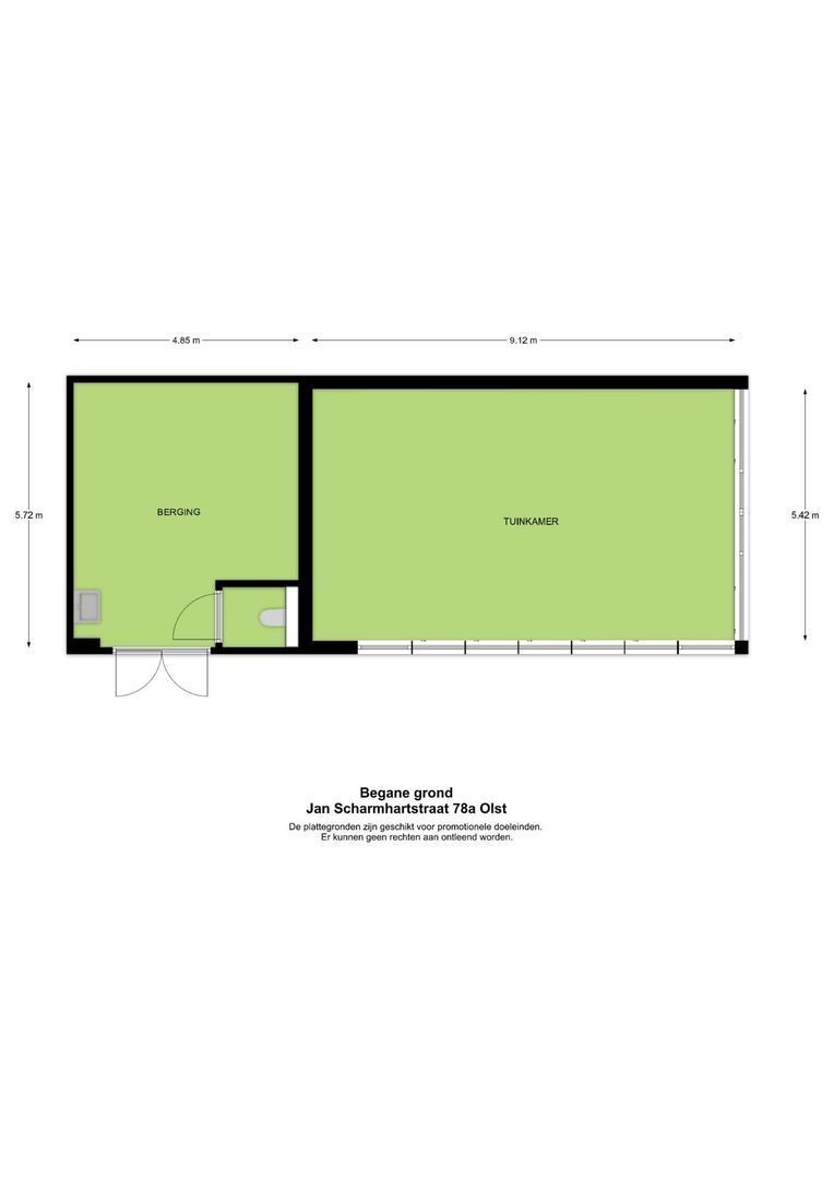 Jan Schamhartstraat 78 a, Olst plattegrond-3