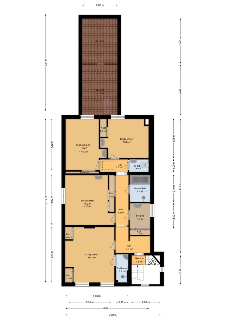 Jan Dommer van Poldersveldtweg 4, Ubbergen plattegrond-4