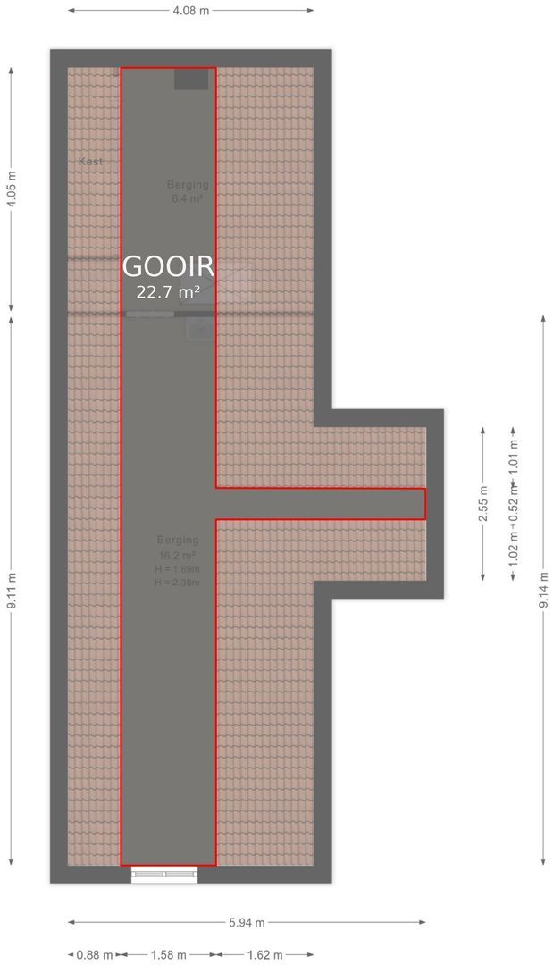 Jan Dommer van Poldersveldtweg 4, Ubbergen plattegrond-7
