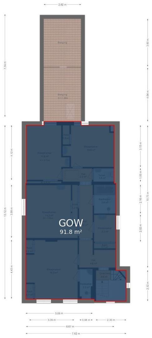 Jan Dommer van Poldersveldtweg 4, Ubbergen plattegrond-7