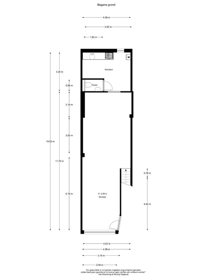 Haarlemmerdijk 131 H, Amsterdam plattegrond-0