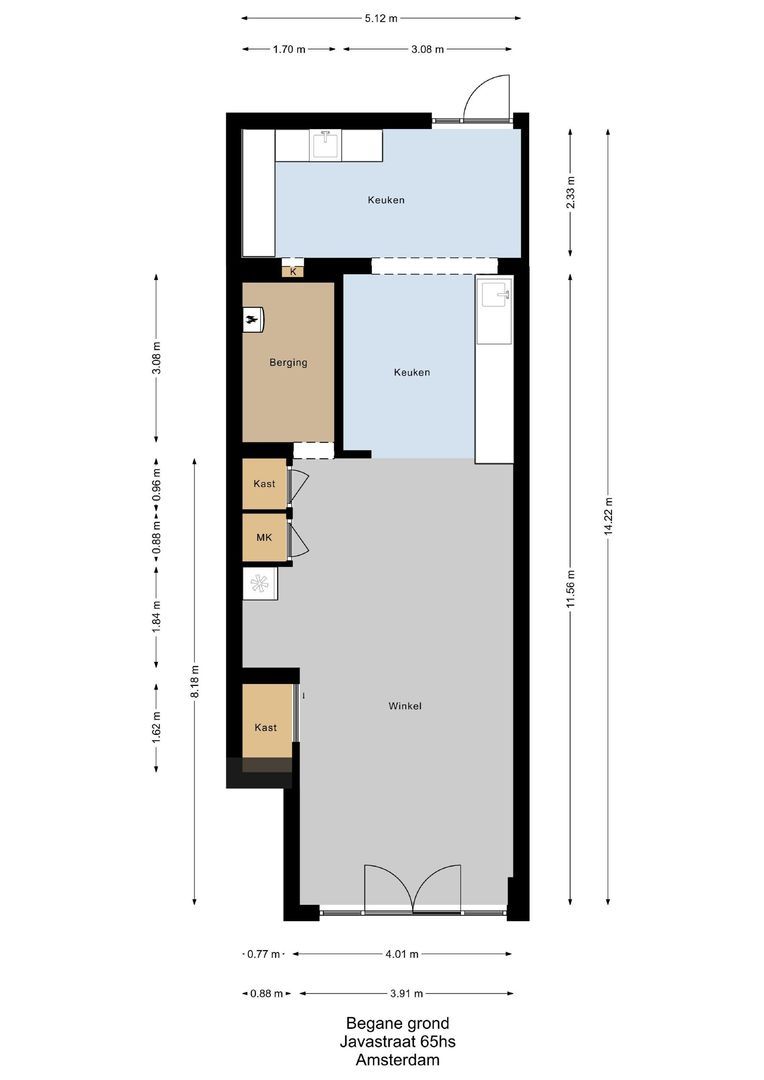Javastraat 65 H, Amsterdam plattegrond-0