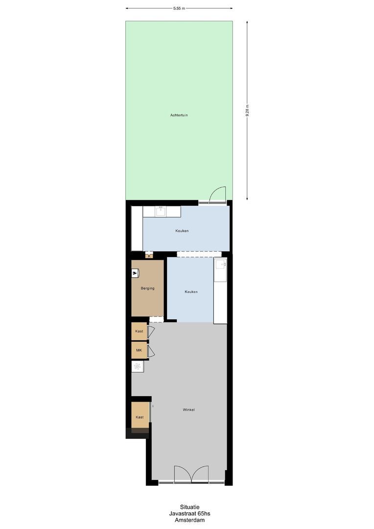 Javastraat 65 H, Amsterdam plattegrond-1