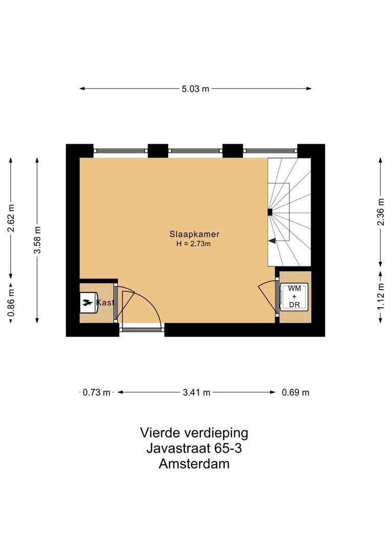 Javastraat 65 H, Amsterdam plattegrond-7