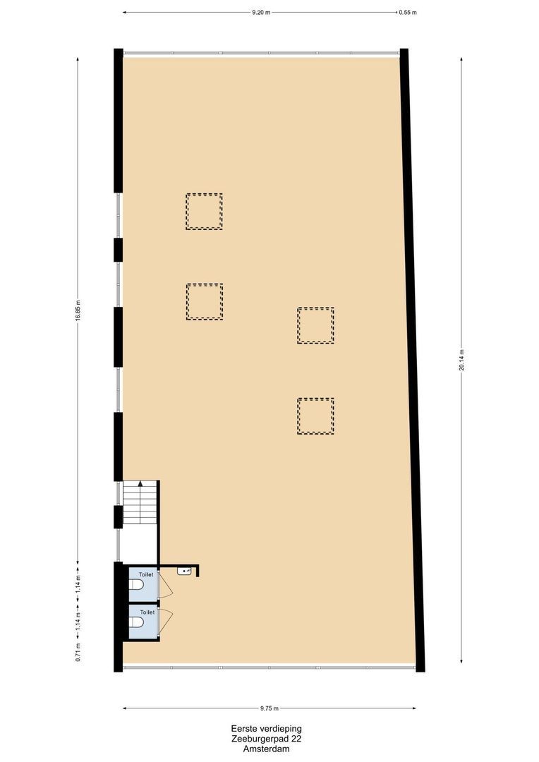 Zeeburgerpad 22, Amsterdam plattegrond-0