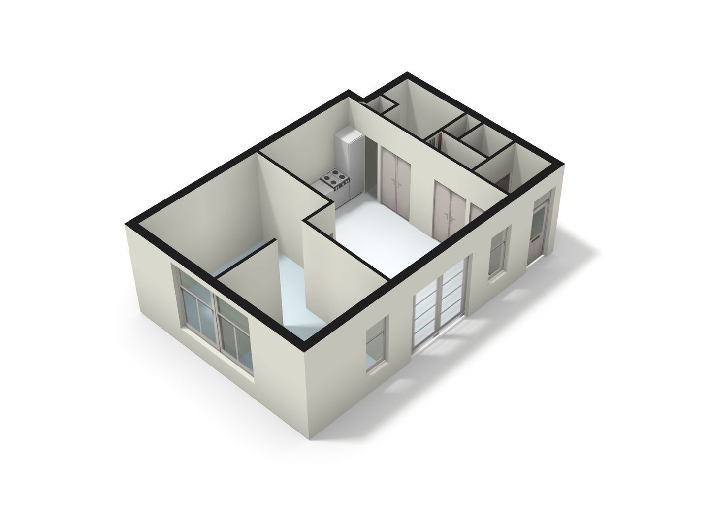 Van Bossestraat 1 H, Amsterdam plattegrond-1
