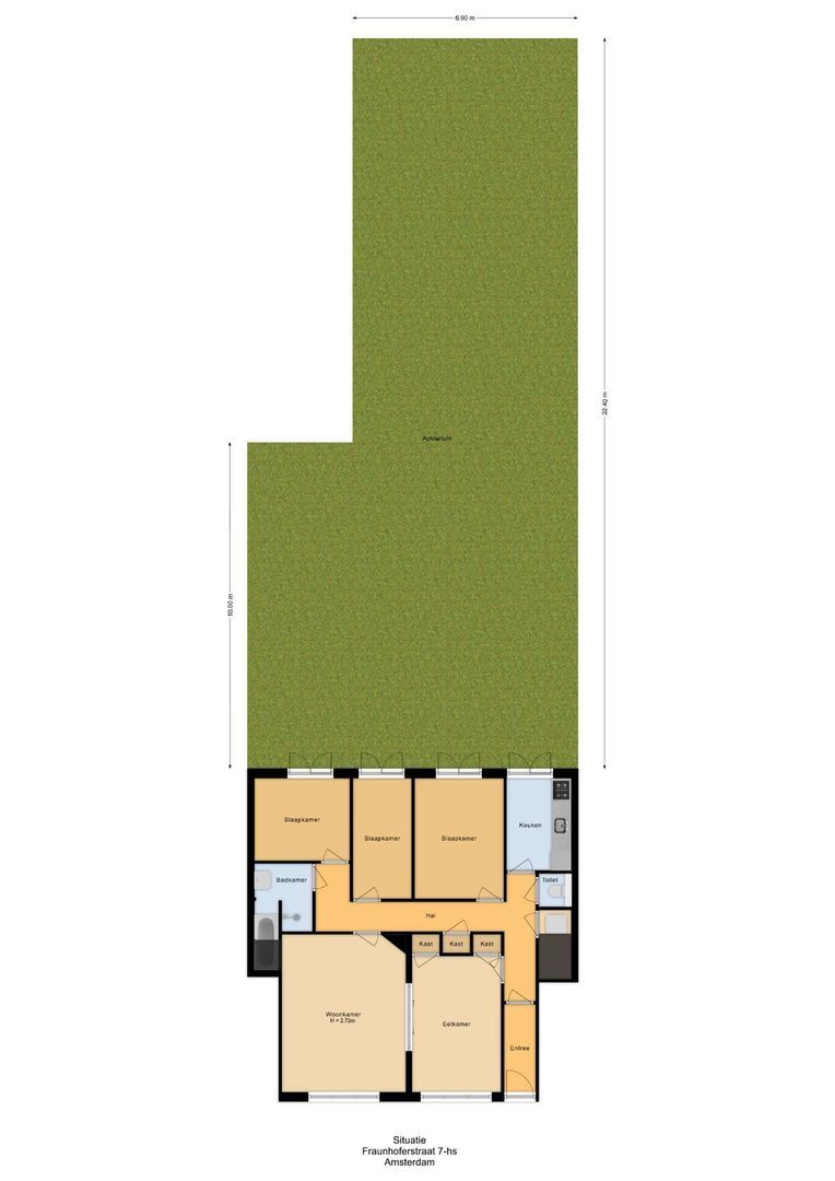 Fraunhoferstraat 5 H, Amsterdam plattegrond-1