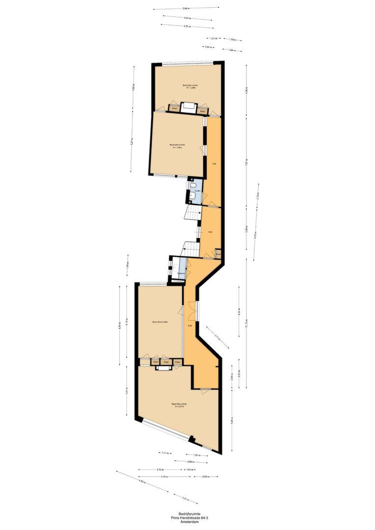 Prins Hendrikkade 84, Amsterdam plattegrond-0