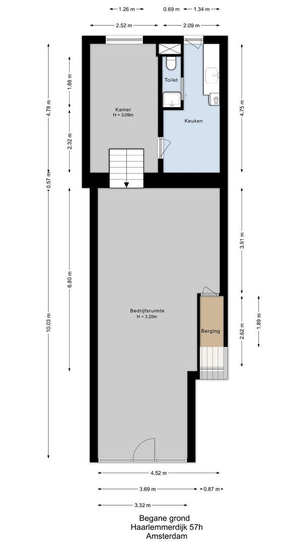 Haarlemmerdijk 57 1, Amsterdam plattegrond-0