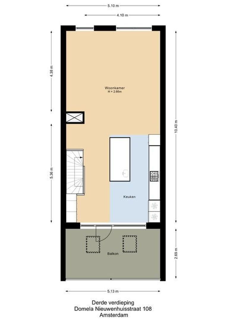 Domela Nieuwenhuisstraat 108, Amsterdam plattegrond-1