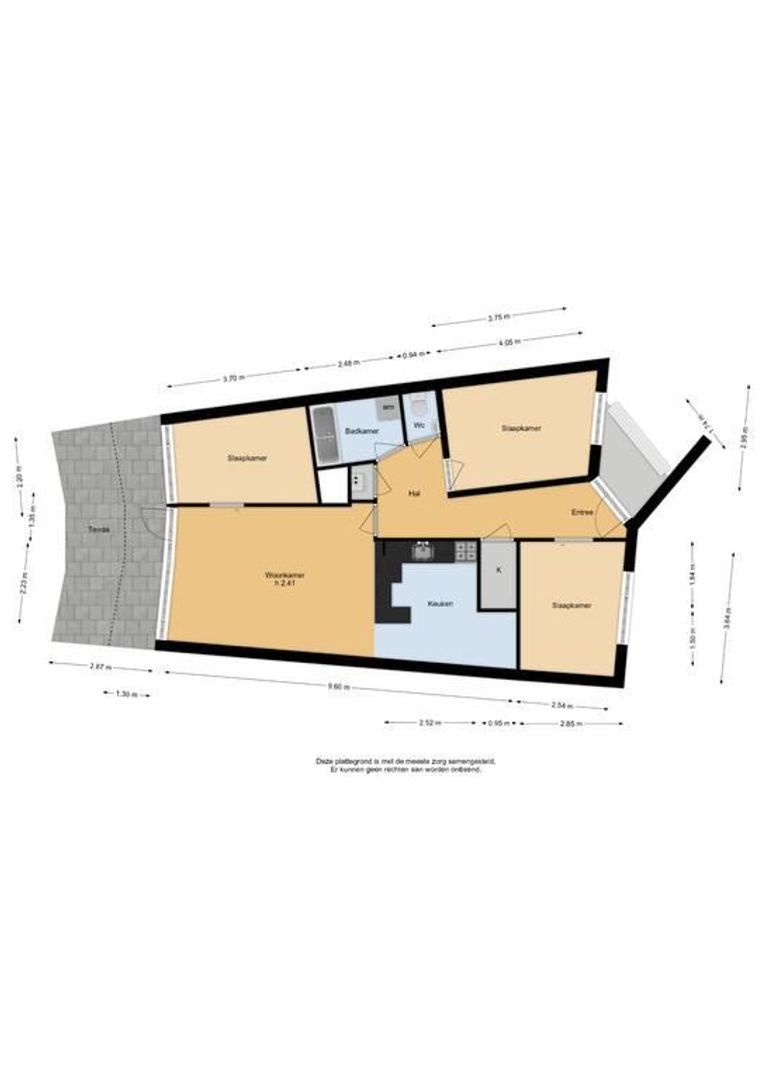 De Wittenkade 271 +PP, Amsterdam plattegrond-1