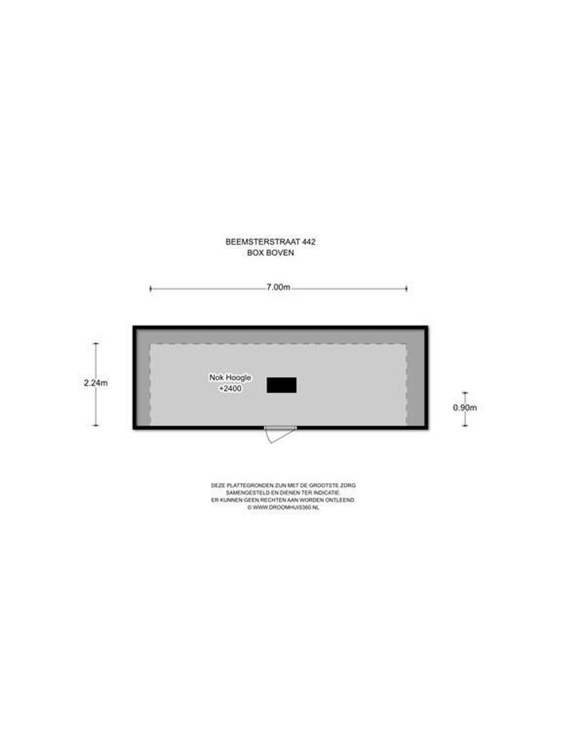 Beemsterstraat 442, Amsterdam plattegrond-1