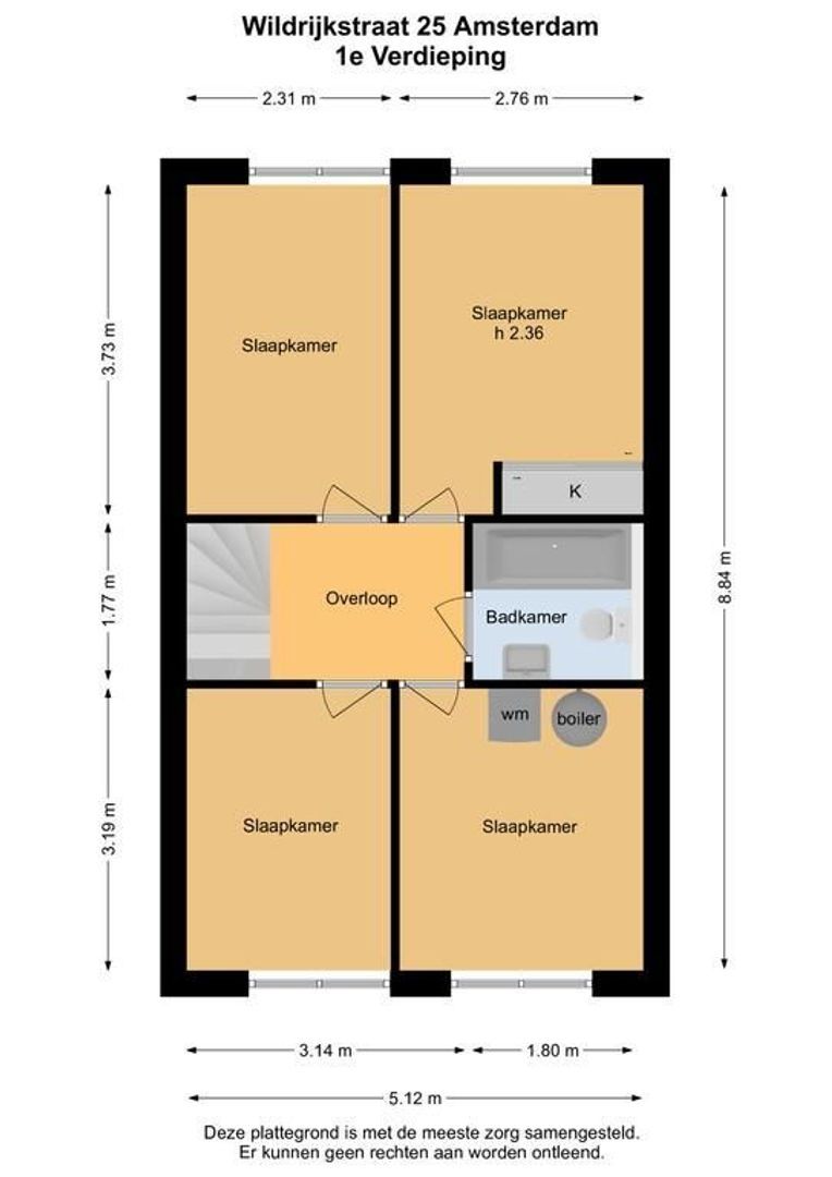 Wildrijkstraat 25, Amsterdam plattegrond-2
