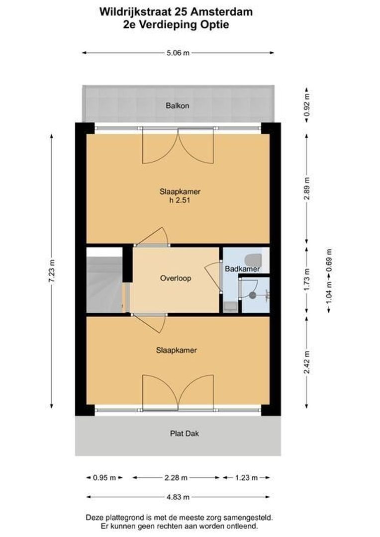 Wildrijkstraat 25, Amsterdam plattegrond-4