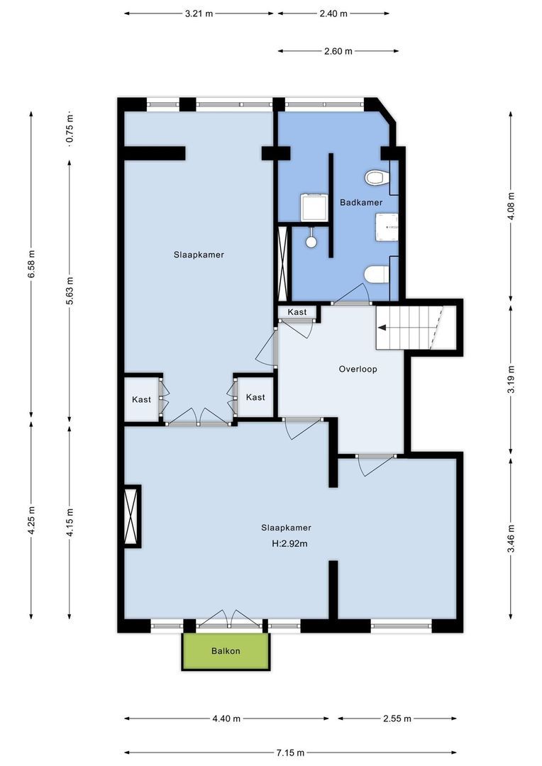 Lomanstraat 2 H, Amsterdam plattegrond-0
