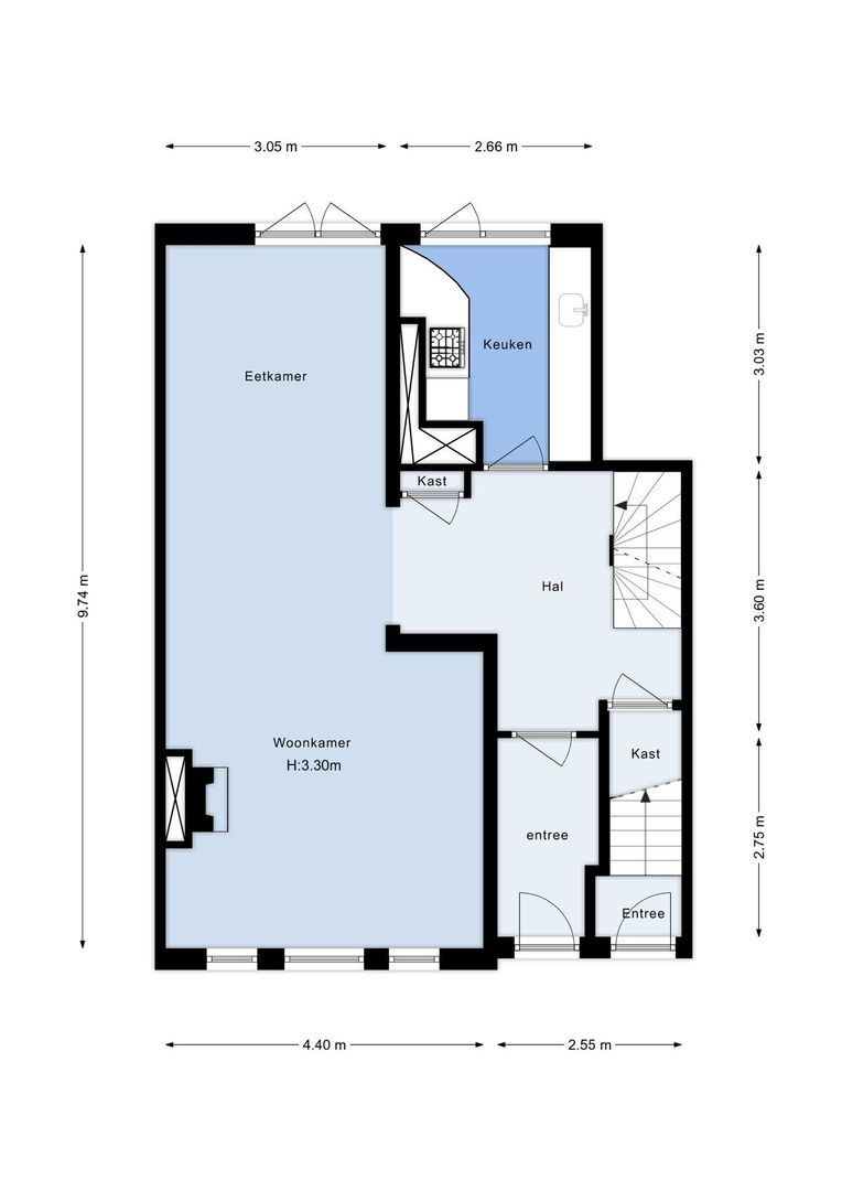 Lomanstraat 2 H, Amsterdam plattegrond-4