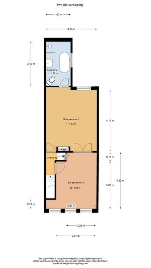 Nieuwe Leliestraat 78, Amsterdam plattegrond-2