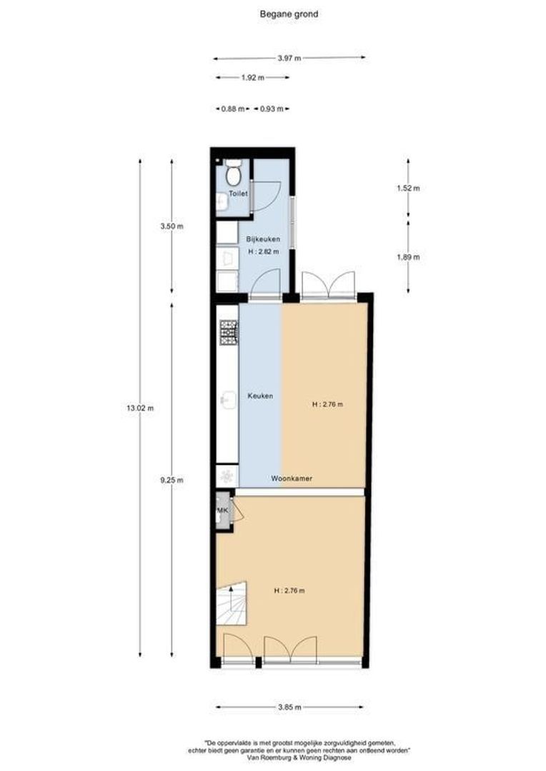 Nieuwe Leliestraat 78, Amsterdam plattegrond-0