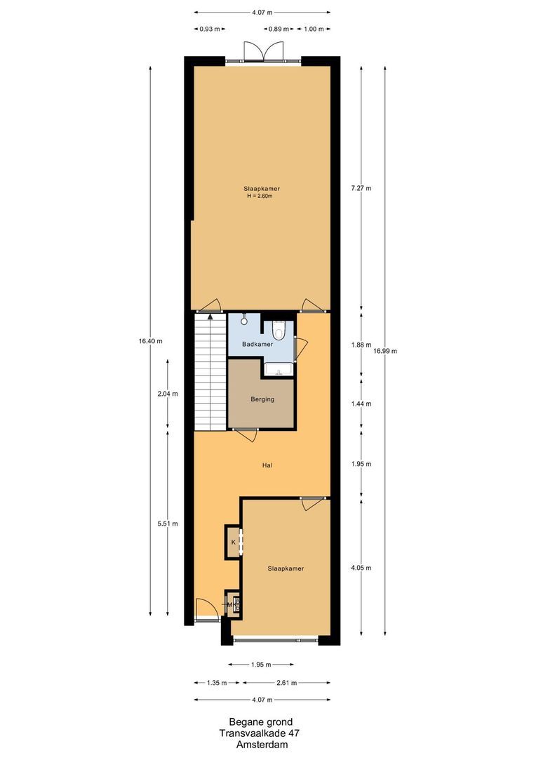 Transvaalkade 47 H, Amsterdam plattegrond-0