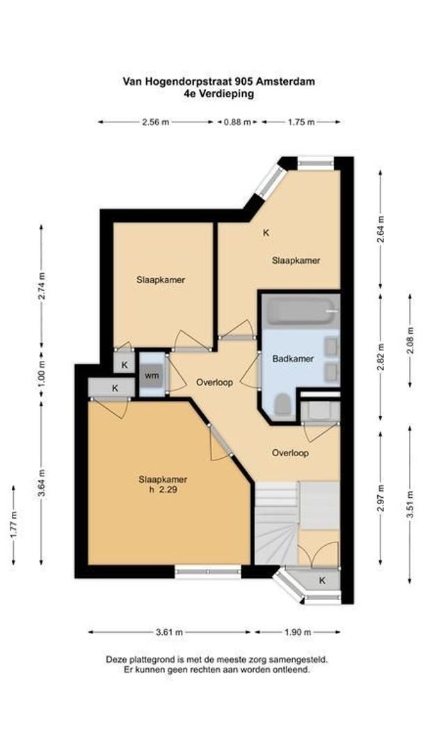 Van Hogendorpstraat 905, Amsterdam plattegrond-1