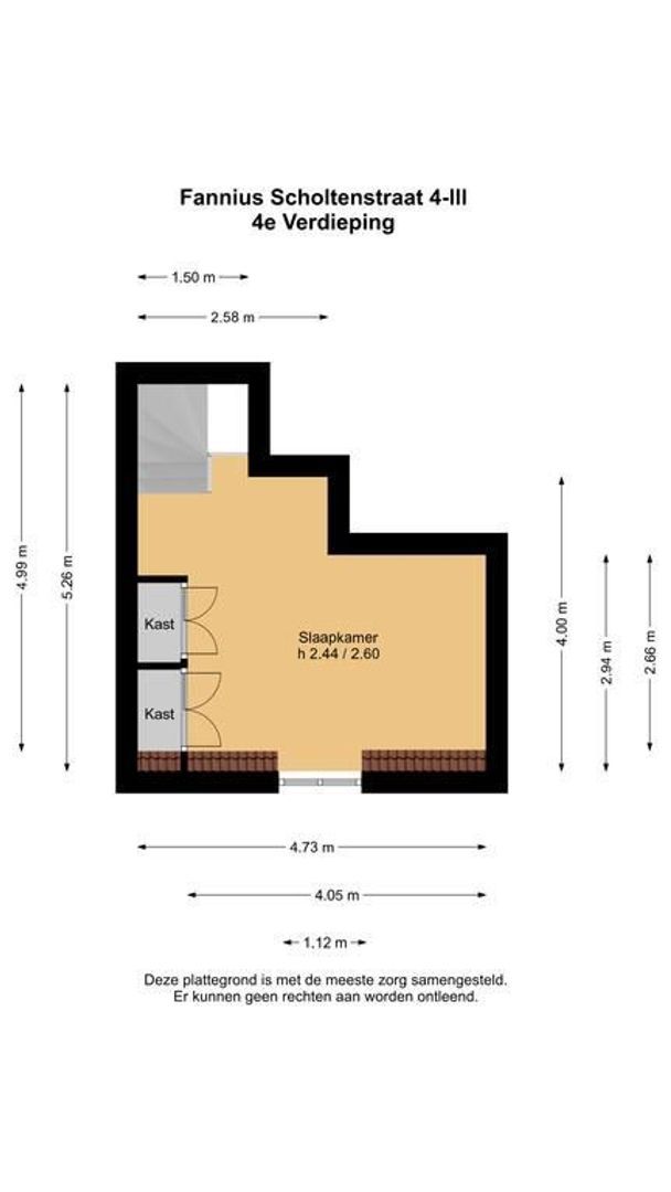 Fannius Scholtenstraat 4 3, Amsterdam plattegrond-1