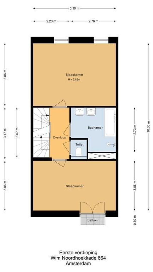 Wim Noordhoekkade 664, Amsterdam plattegrond-2
