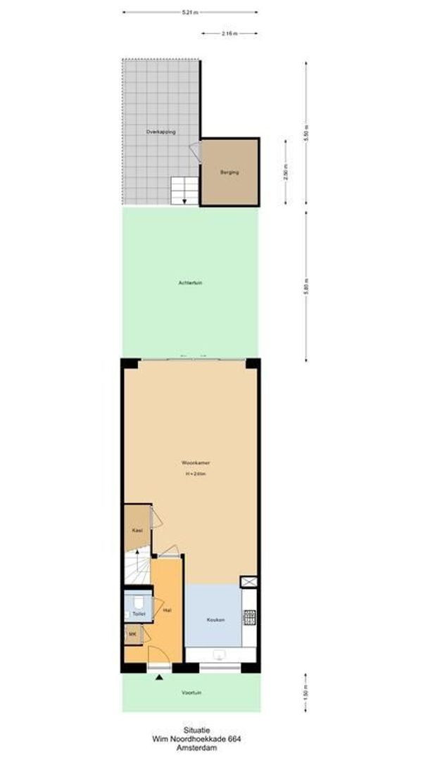 Wim Noordhoekkade 664, Amsterdam plattegrond-0