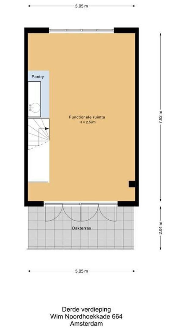 Wim Noordhoekkade 664, Amsterdam plattegrond-4