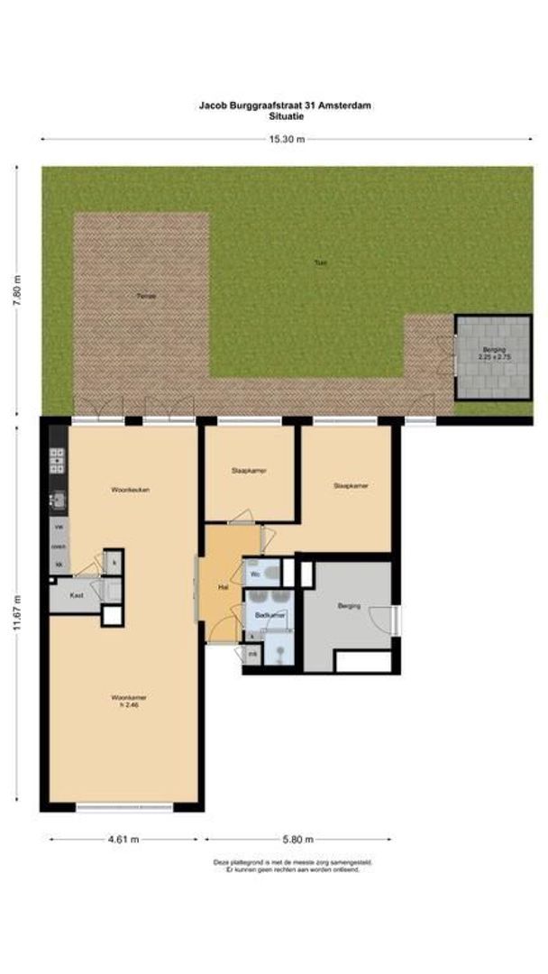 Jacob Burggraafstraat 31, Amsterdam plattegrond-1