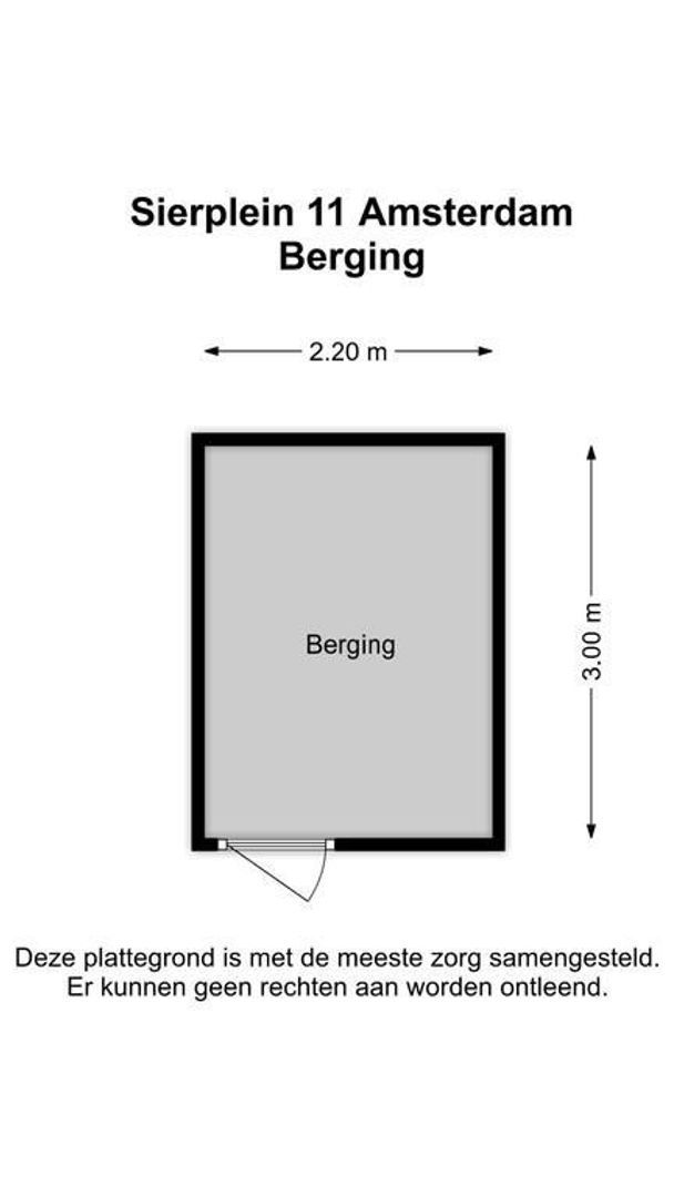 Sierplein 11, Amsterdam plattegrond-2