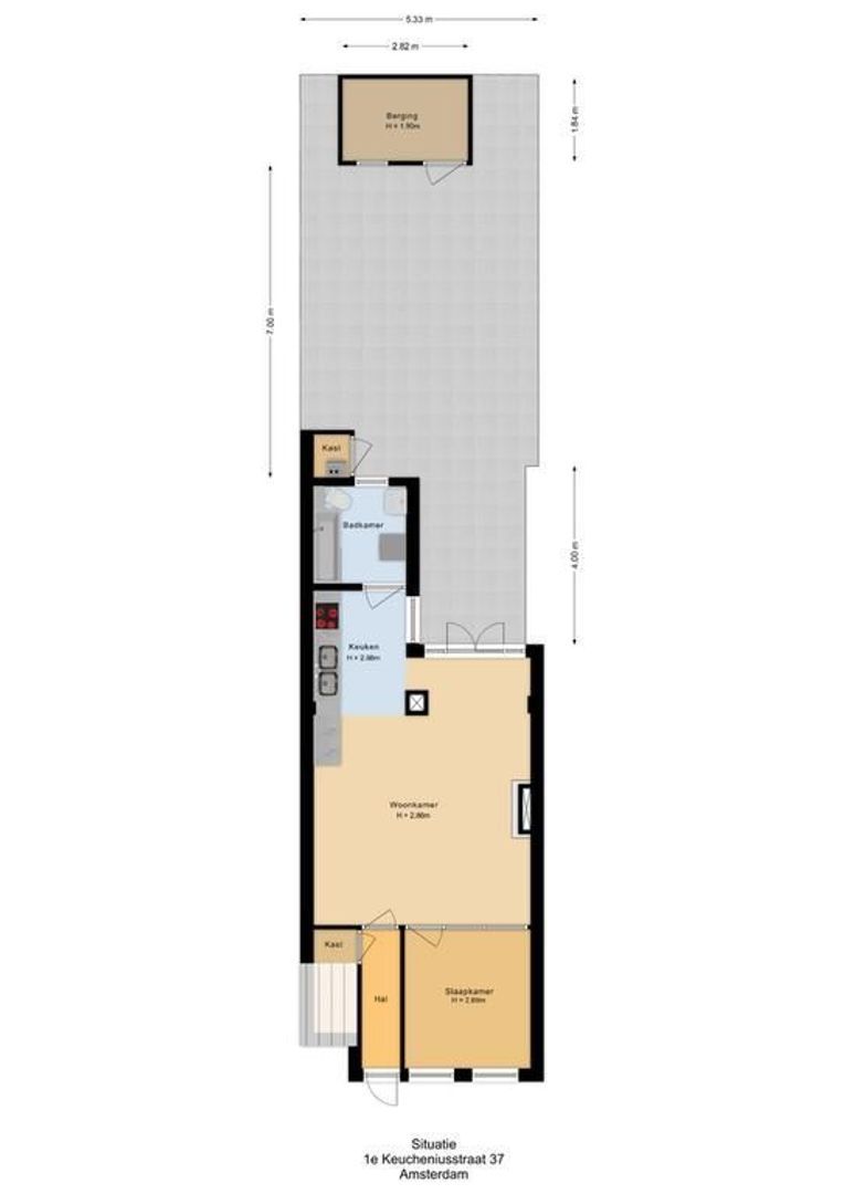 Eerste Keucheniusstraat 37 H, Amsterdam plattegrond-0
