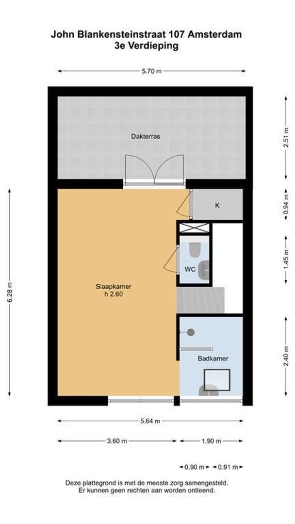John Blankensteinstraat 107, Amsterdam plattegrond-3