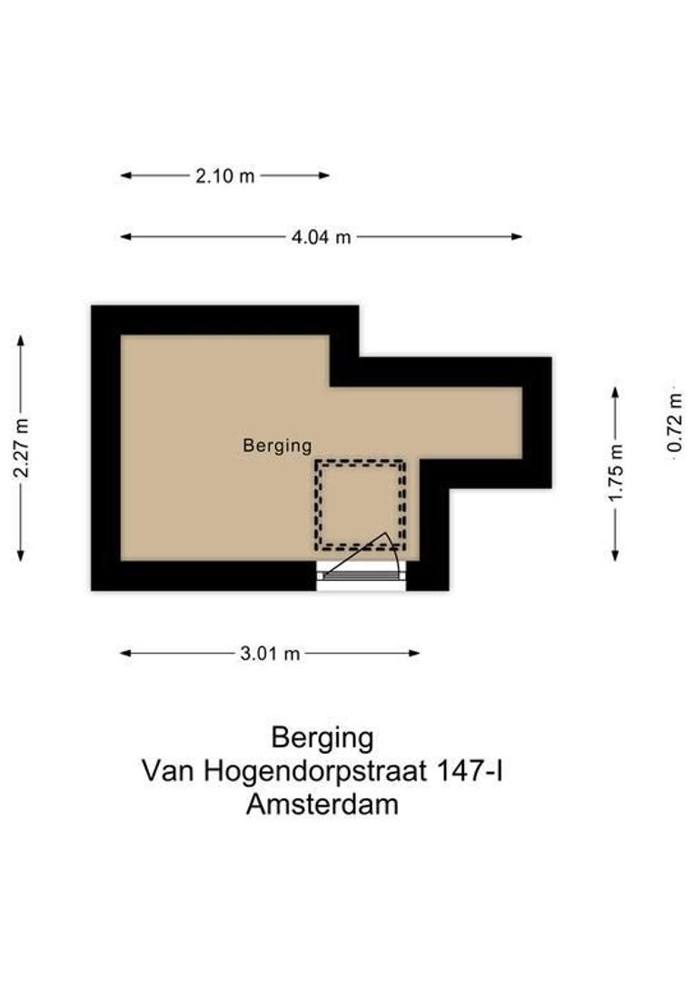 Van Hogendorpstraat 147 1, Amsterdam plattegrond-2