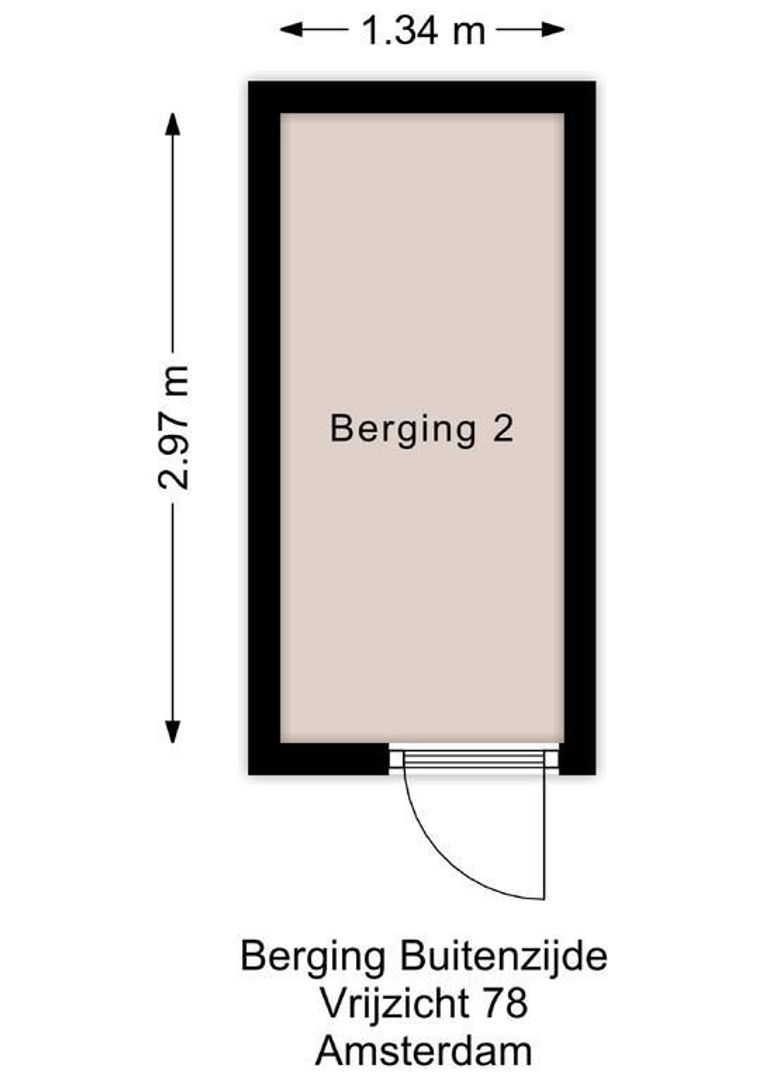 Vrijzicht 78, Amsterdam plattegrond-2