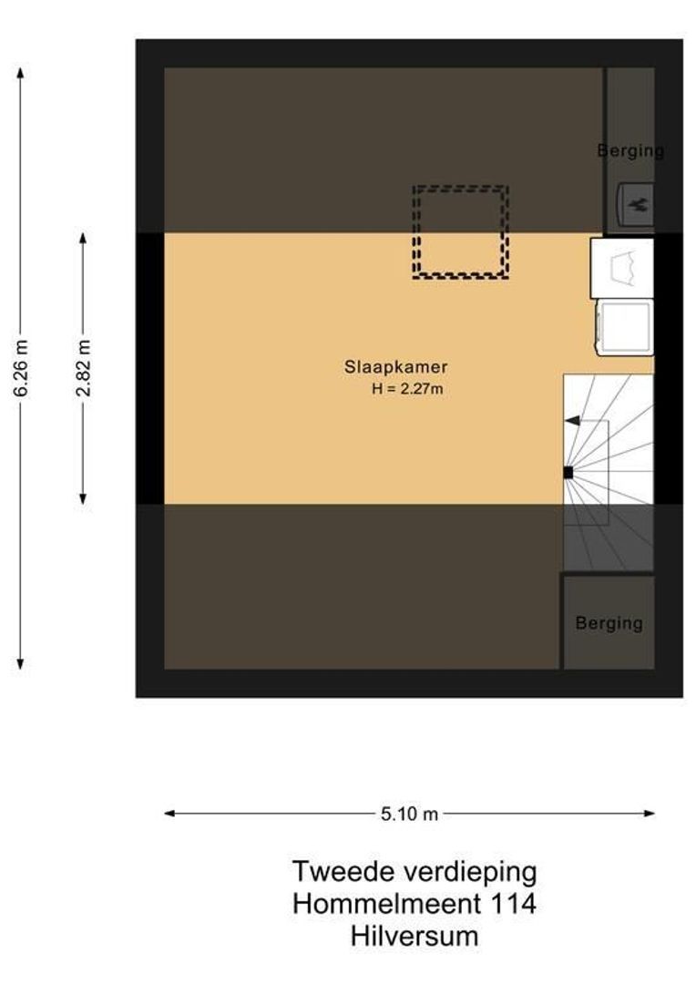Hommelmeent 114, Hilversum plattegrond-3