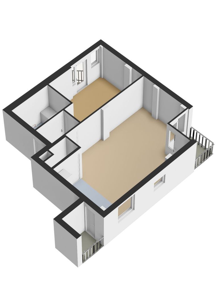 Haarlemmer Houttuinen 449, Amsterdam plattegrond-1