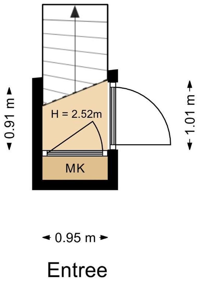 Van der Hoopstraat 87 3, Amsterdam plattegrond-0