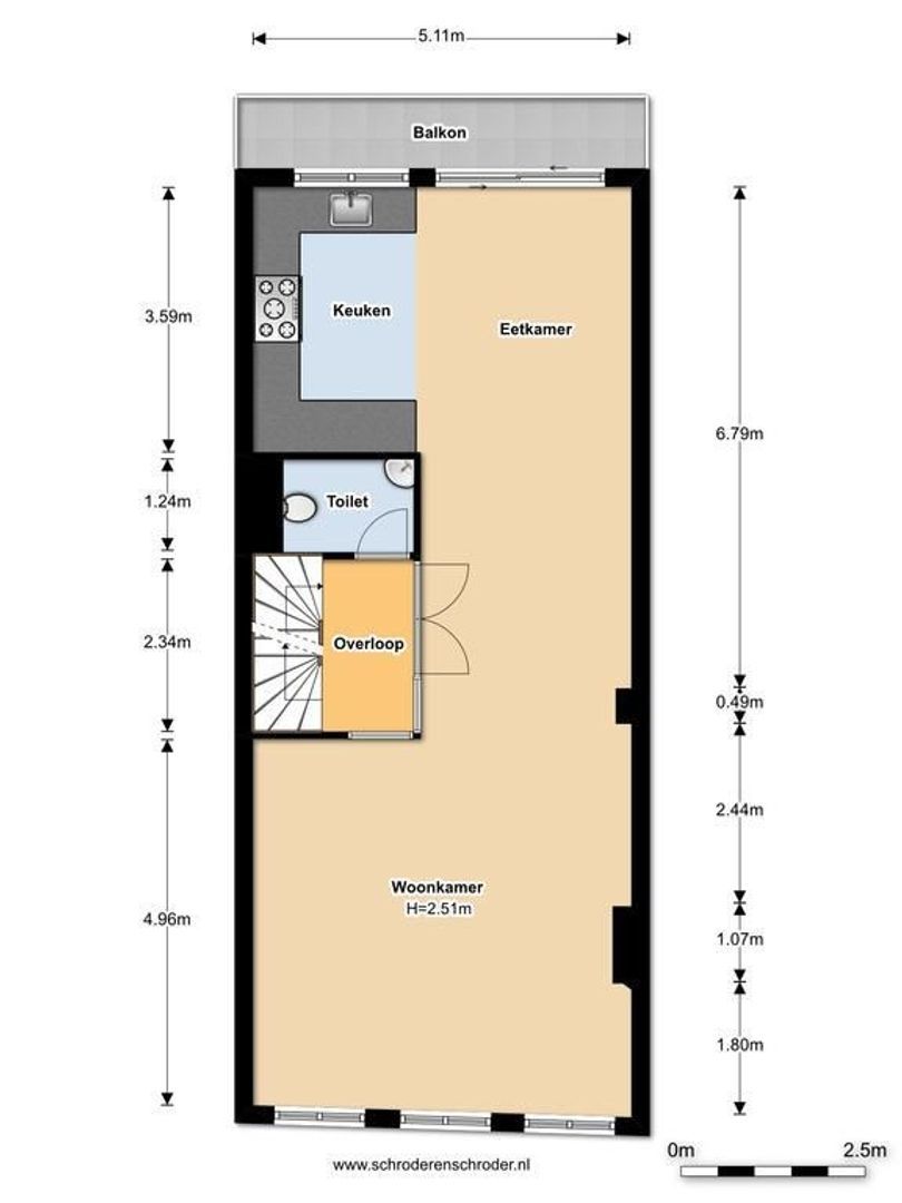 Brouwersgracht 153 3, Amsterdam plattegrond-0