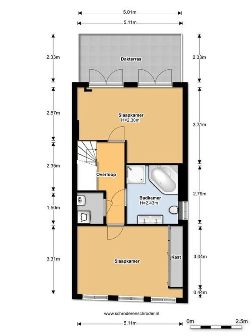 Brouwersgracht 153 3, Amsterdam plattegrond-1