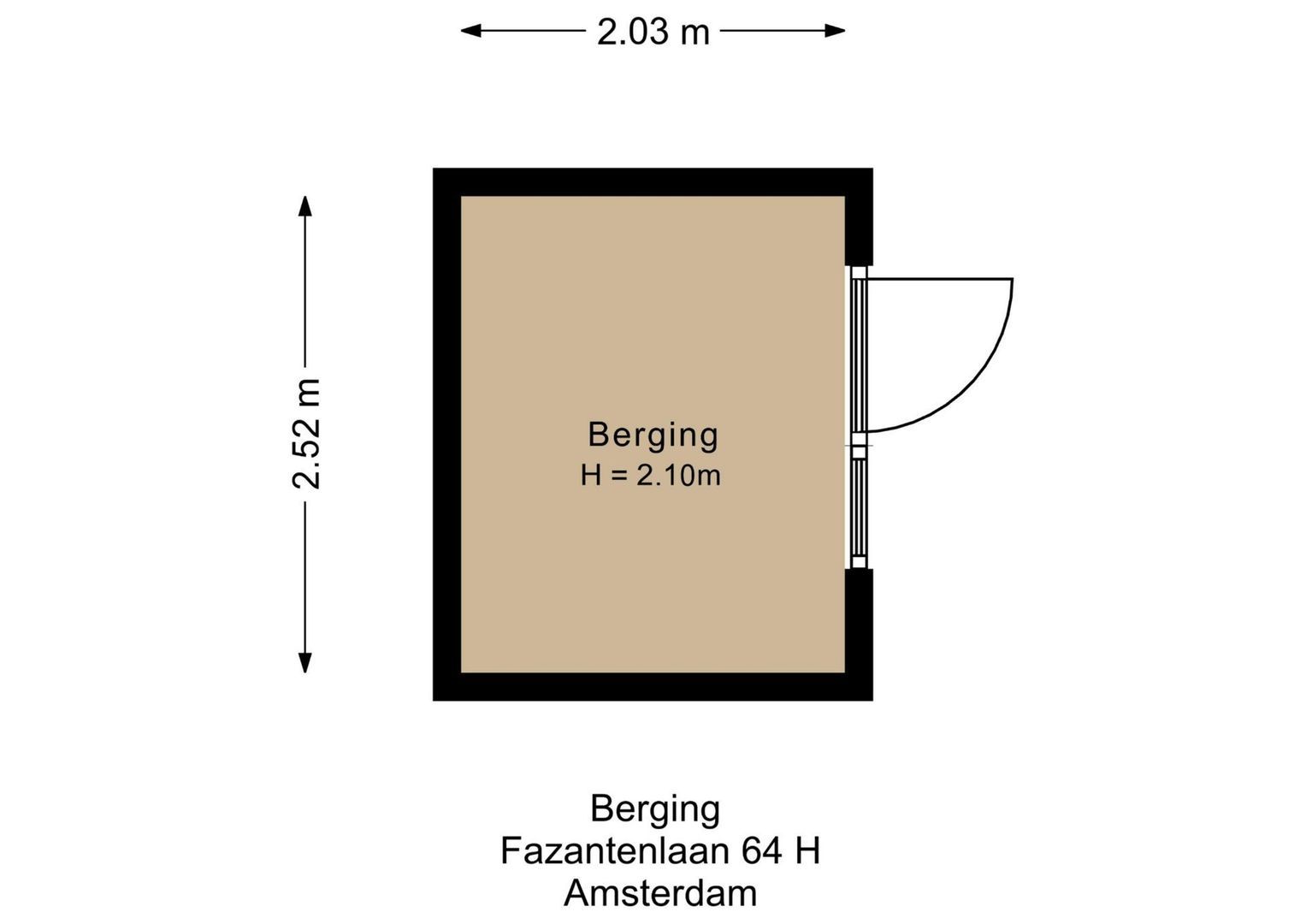 Fazantenweg 62 H, Amsterdam plattegrond-2