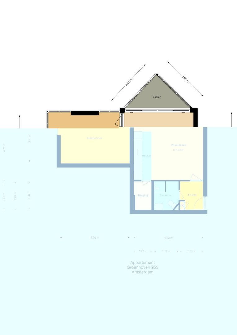 Groenhoven 259, Amsterdam plattegrond-0